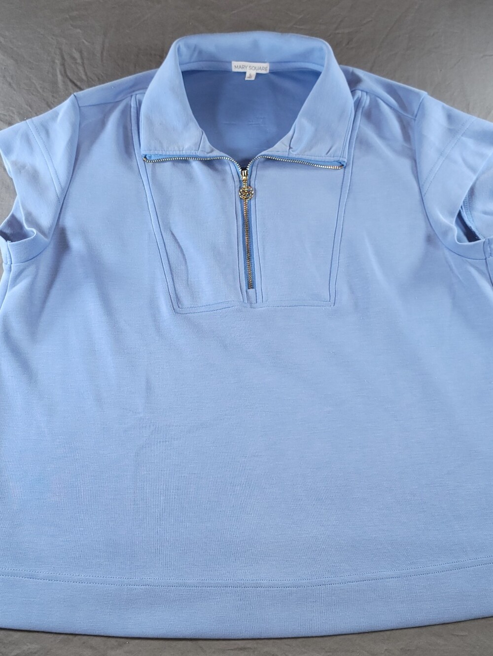 Light Blue Half-Zip Top by Mary Square, Small